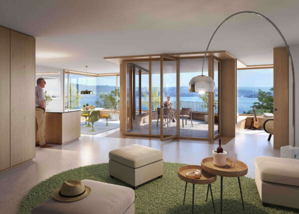 Wohnüberbauung Seestrasse, Zürichsee